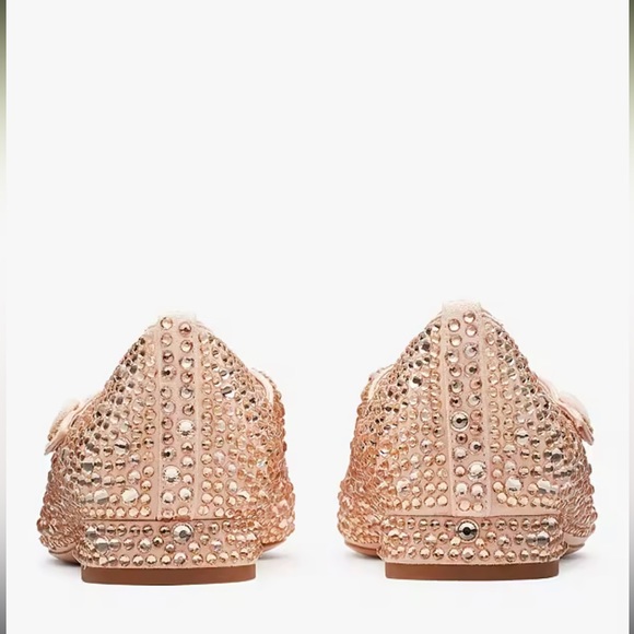 KATE SPADE ♠️ Maya crystal flats mary jane mochi pink - Picture 3 of 4